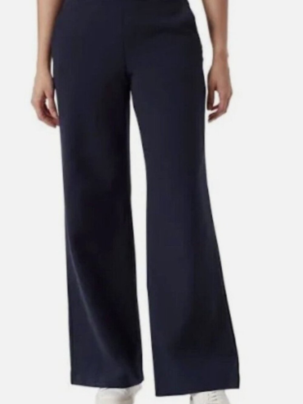 Trousers WIDE LEG Gloria Vanderbilt Womens Dress Pants Size 10 Blue